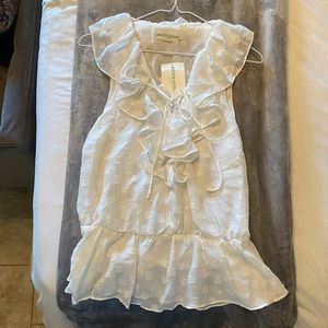 White sheer blouse